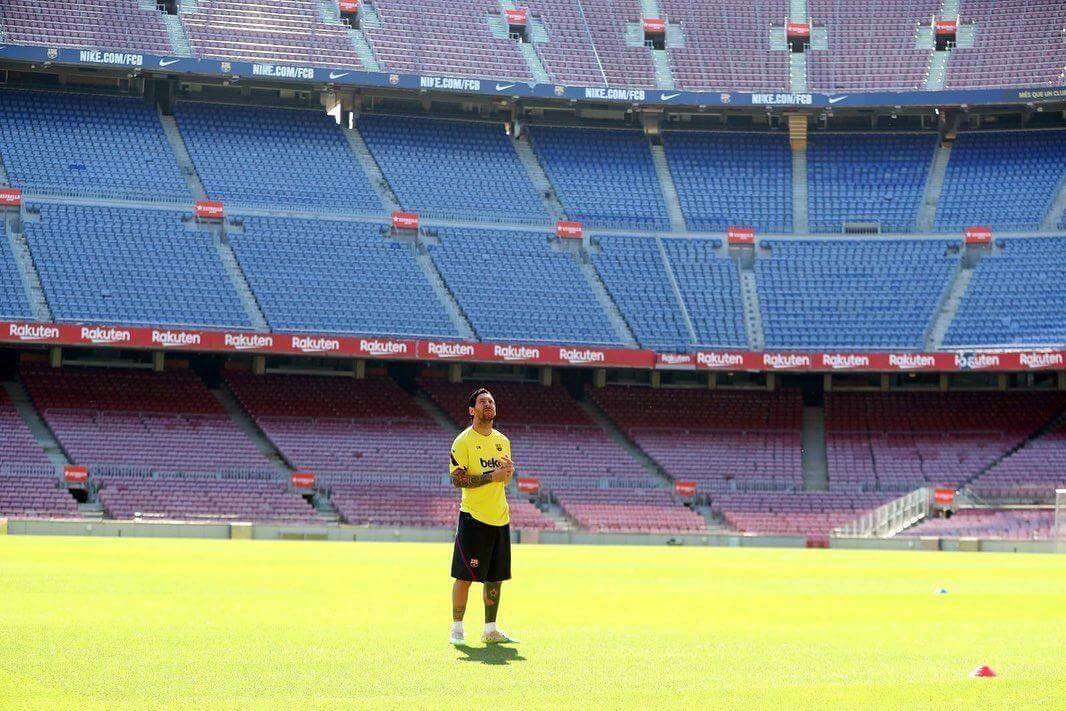 Lionel Messi se mostr&oacute; listo para volver a jugar (IG: @leomessi)