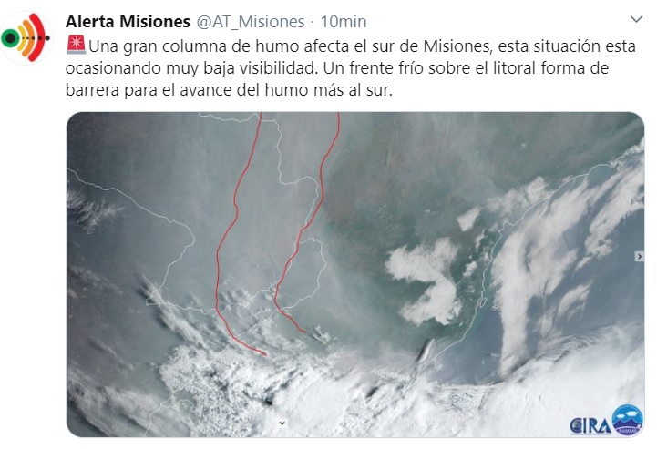 Posadas bajo humo