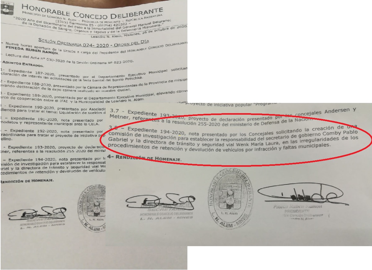 desaparición de motos