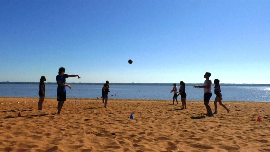 Handball beach