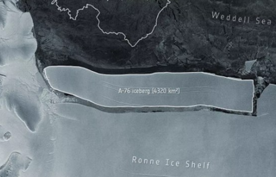 iceberg más grande del mundo