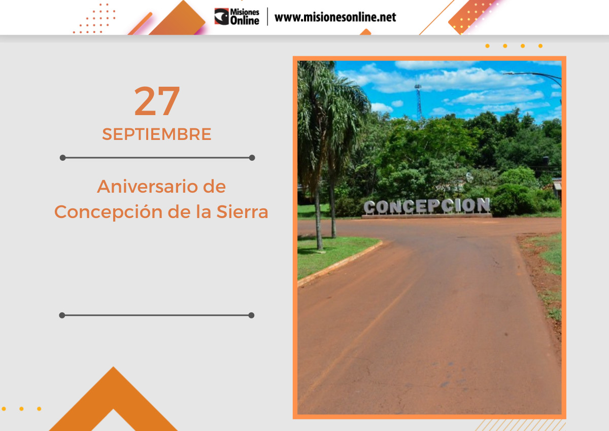 Concepción de la Sierra cumple 144 años