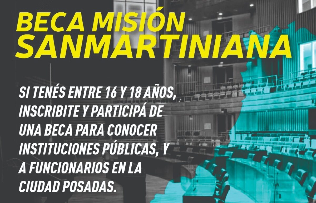 La asociación sanmartiniana lanzó una beca