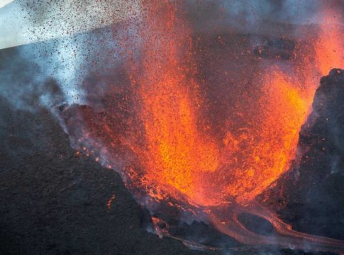 erupción del volcán de La Palma