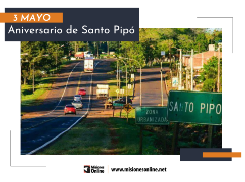 La localidad de Santo Pipó celebra hoy el Aniversario N° 94 de su fundación