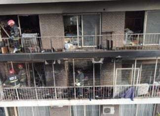 incendio en Recoleta