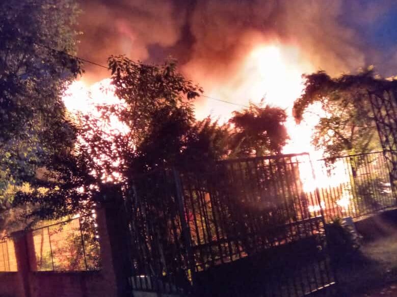 vivienda fue consumida por el fuego en Posadas