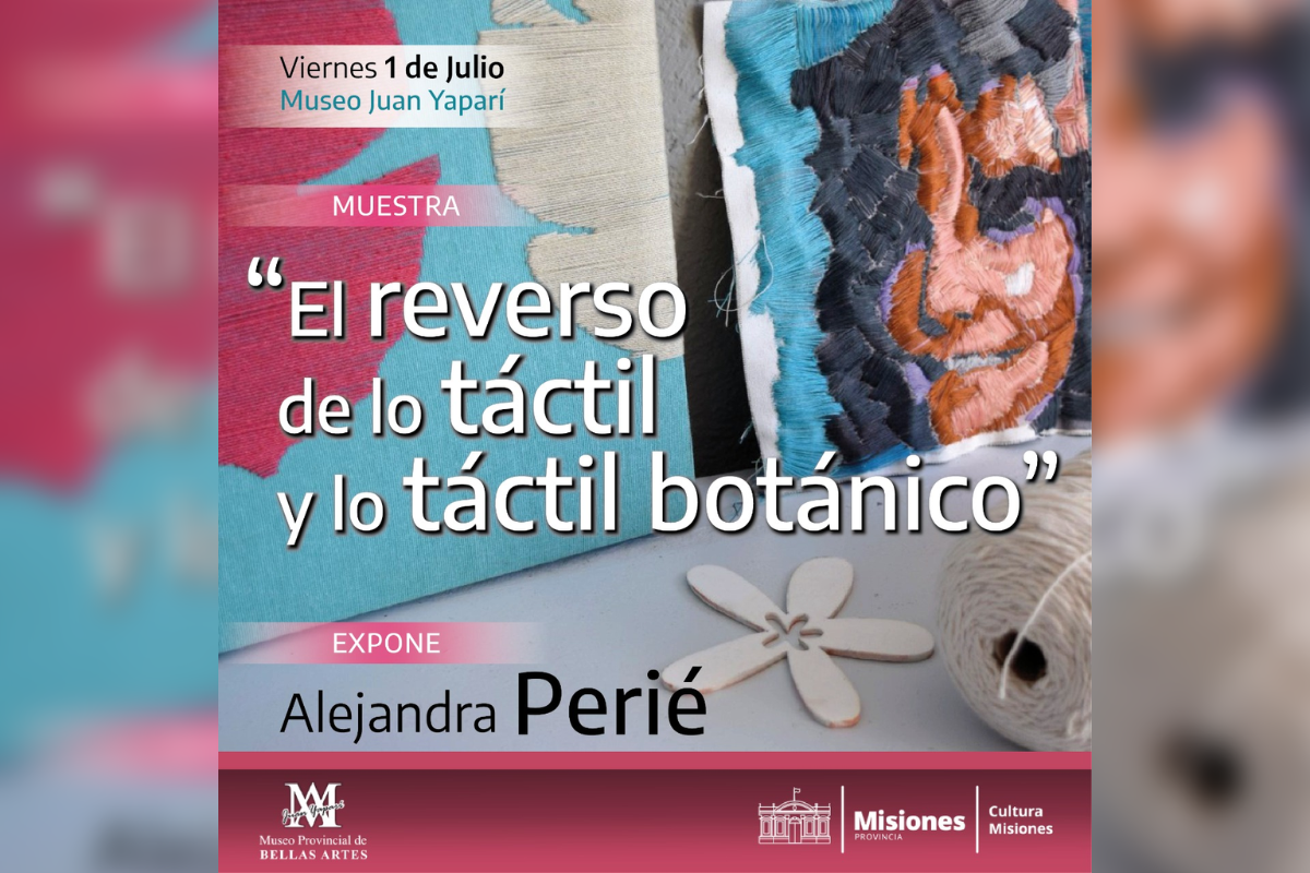 Jani Perié y una exposición de pinturas, estampas y bordados