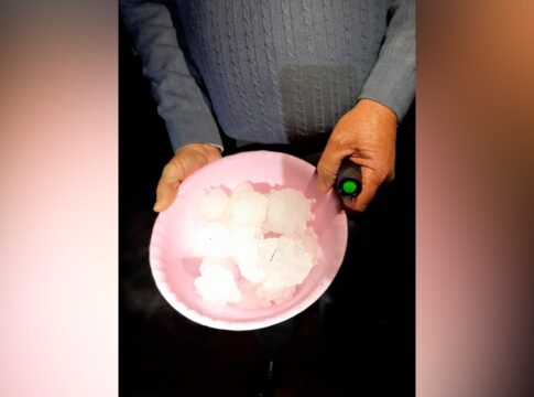 fuerte granizada