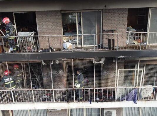 incendio en Recoleta
