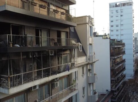Incendio en Recoleta