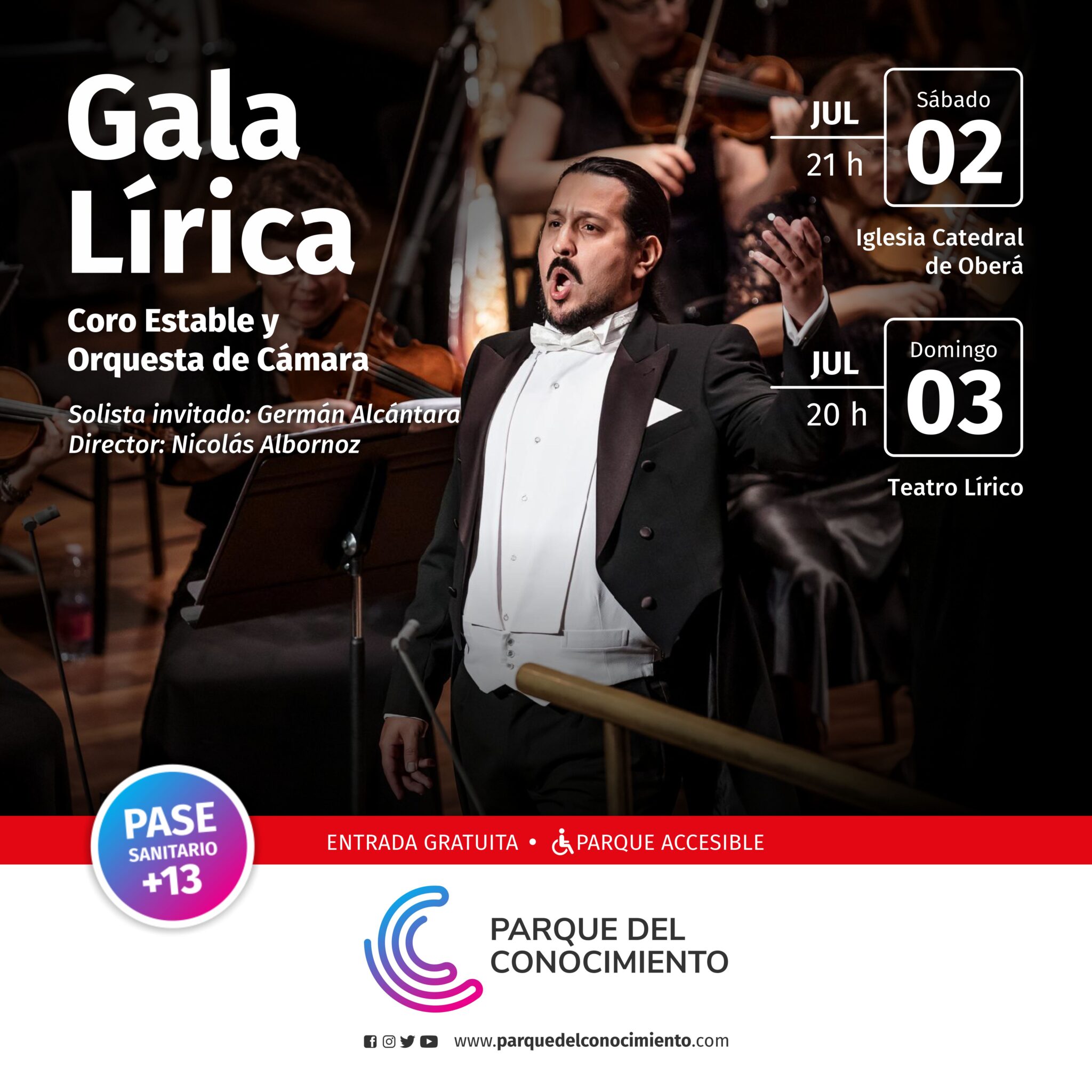 Gala Lírica para la apertura de la Feria del Libro de Oberá