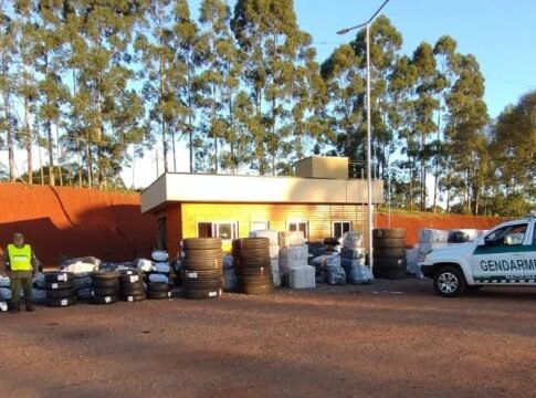 mercadería sin aval aduanero en San Vicente