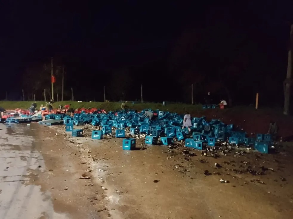Vuelco de un camión