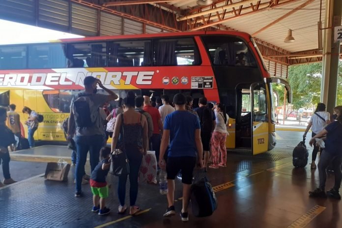 Ingresos en la Terminal de Ómnibus Posadas