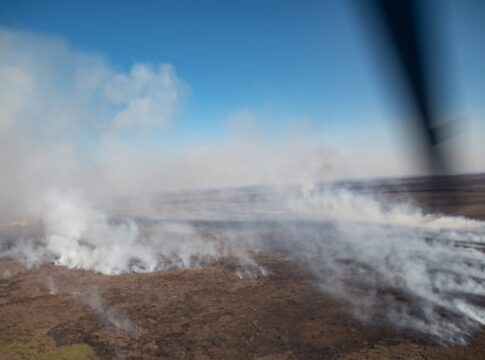 incendio en las islas del Delta del Paraná