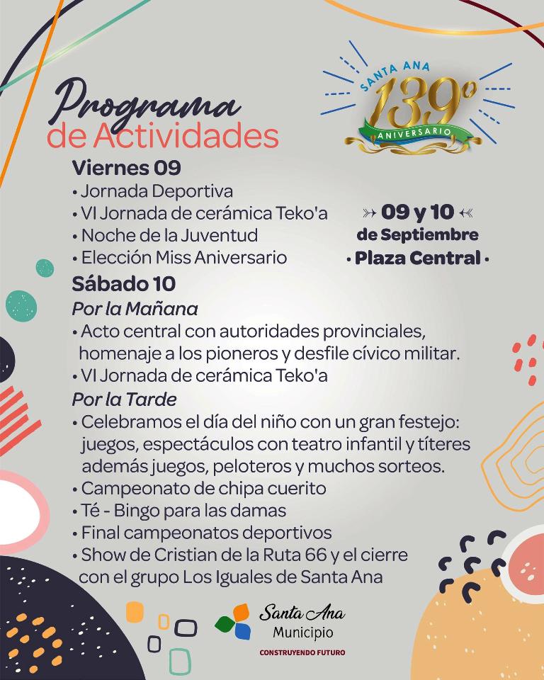 Aniversario de Santa Ana