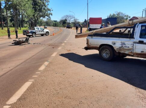 Accidente en San Vicente