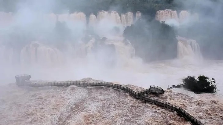 turista que cayó en el Salto Bosetti