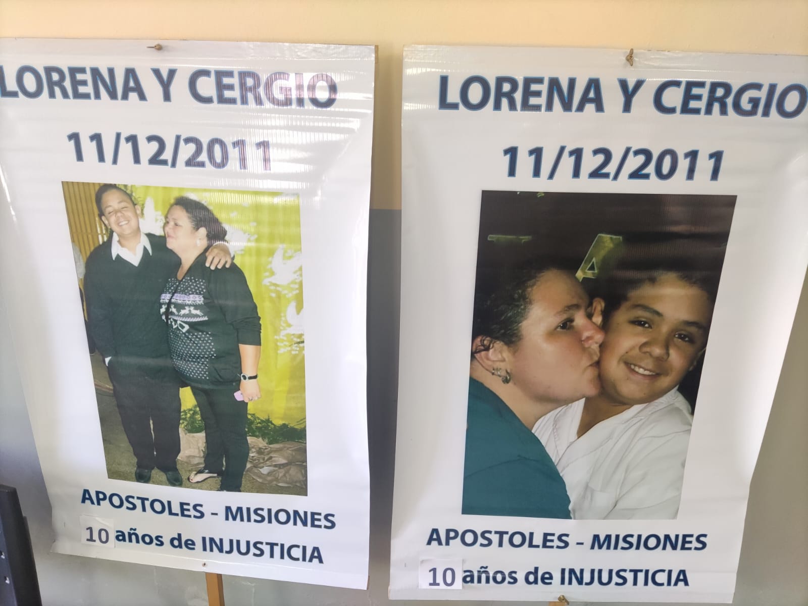 muerte de madre e hijo en Apóstoles