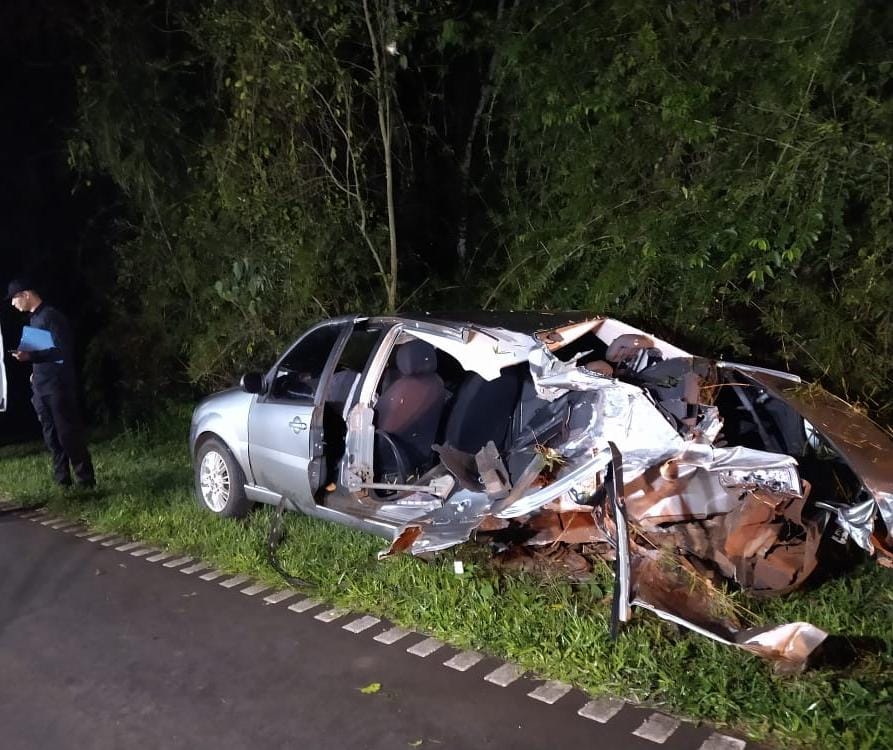 Violento choque en Puerto Iguazú