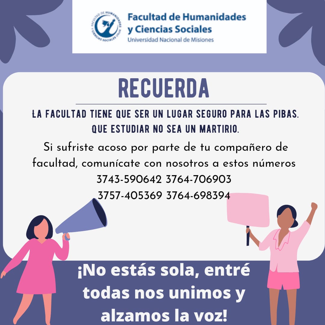 acoso a estudiantes de Humanidades