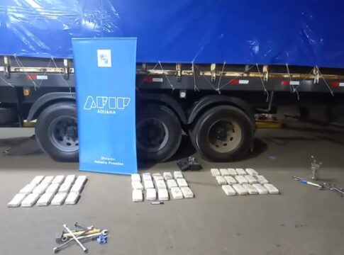 Detectan más de 100 kilos de cocaína