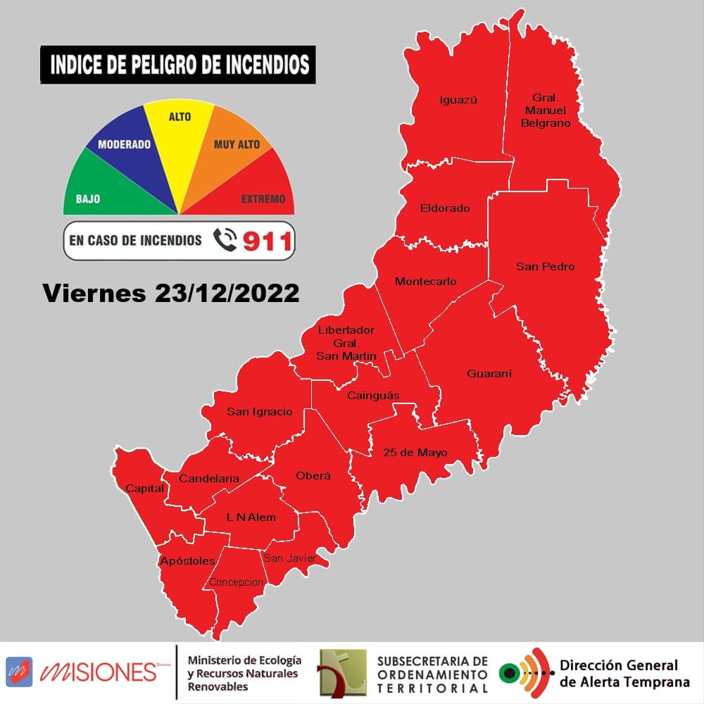 El índice de peligrosidad de incendio 