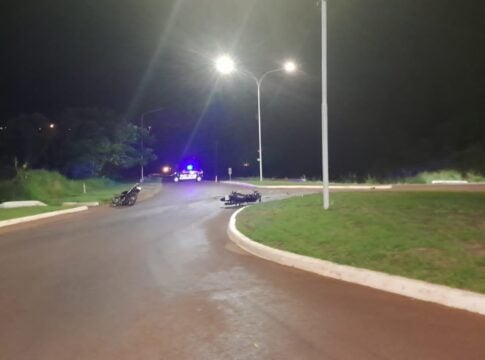 choque de motos en Comandante Andresito