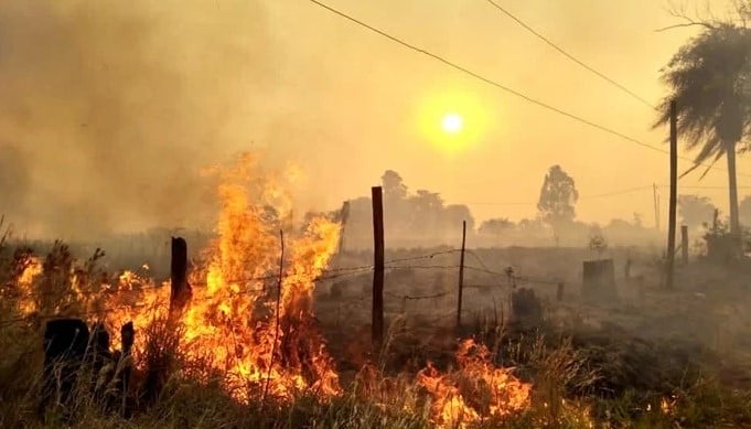 incendios en Misiones