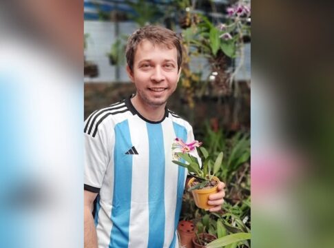 orquídea se registró con el nombre de Lionel Messi