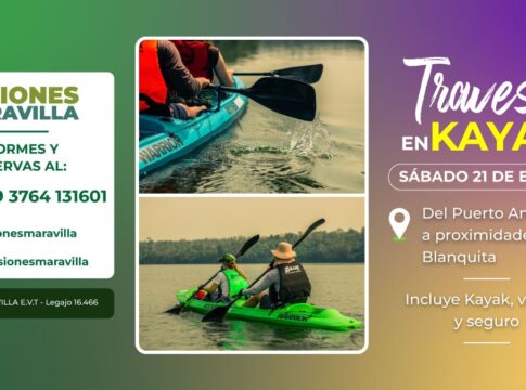 travesía en kayak Misiones Maravilla EVT