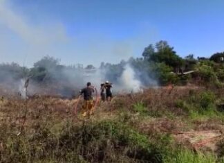 bomberos voluntarios en Misiones