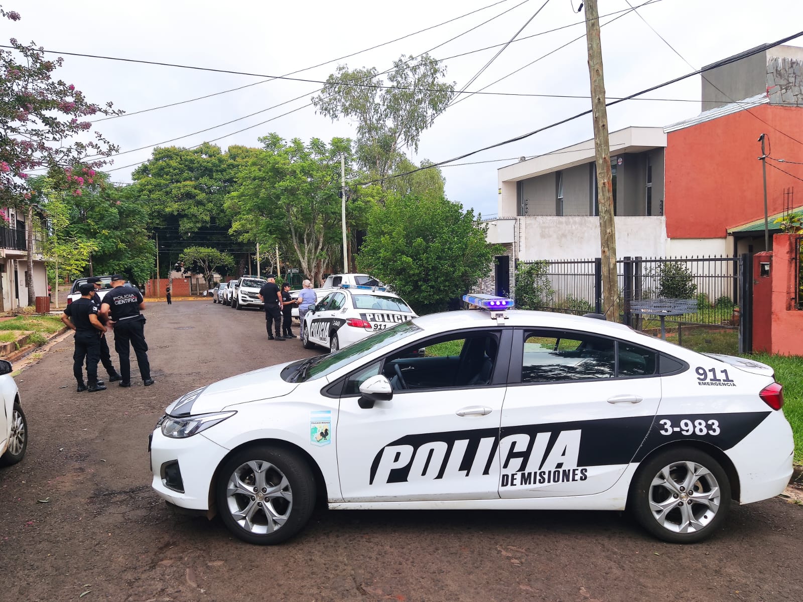 hombre que fue baleado en Posadas