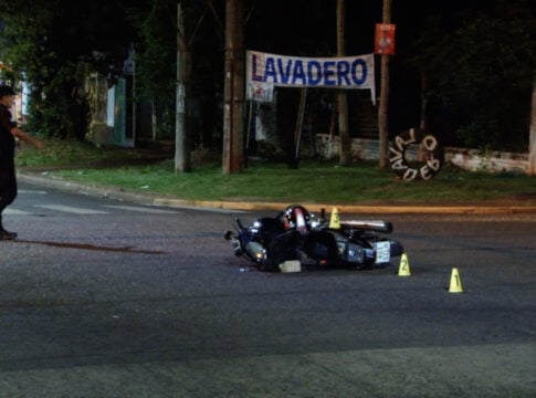 choque entre dos motocicletas