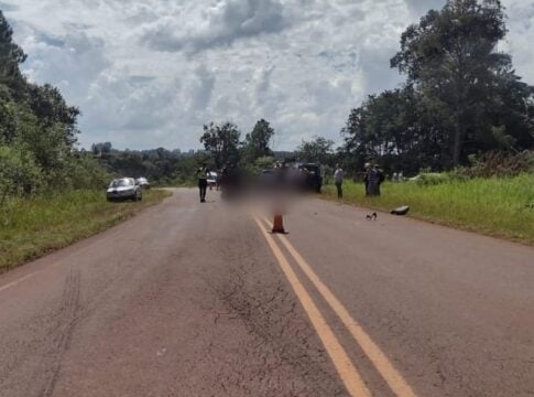 choque frontal entre dos motos