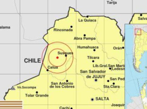 Sismo en Jujuy