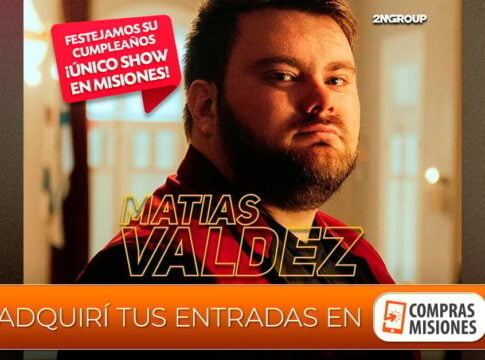 Matías Valdez en Posadas el 28 de abril