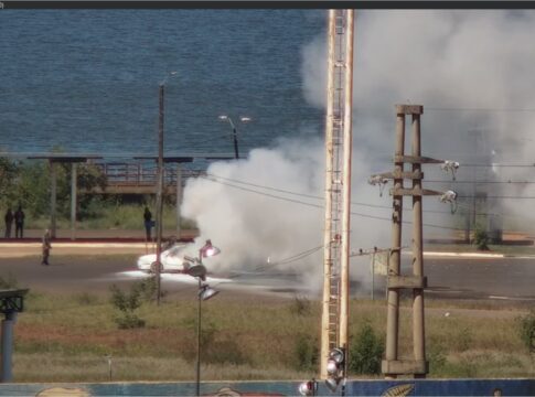 se incendió un auto