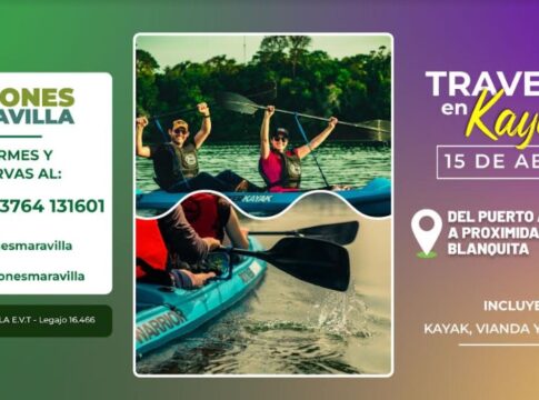 travesía en kayak