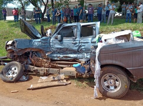 choque sobre ruta 14