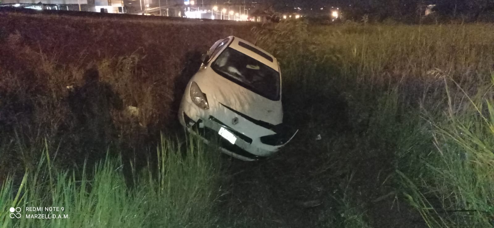 despistó en el acceso sur