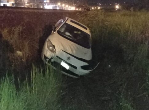 despistó en el acceso sur