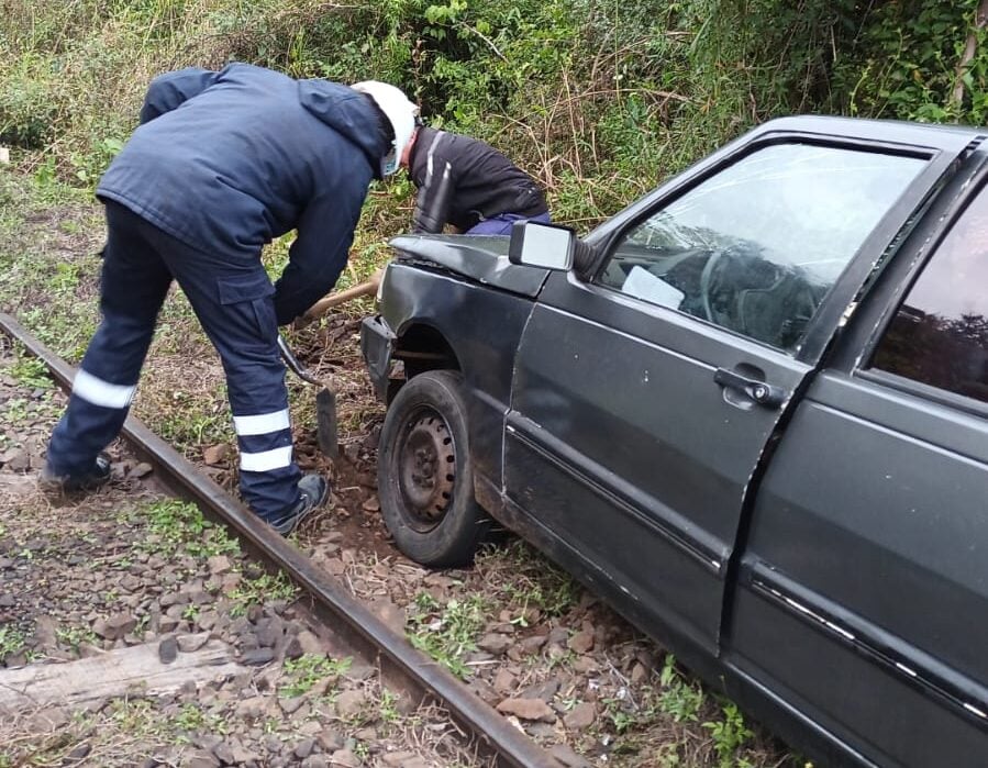 vías del tren en Garupá