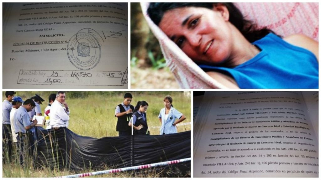muerte de una docente en Garupá