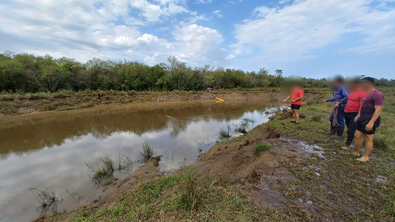 ahogado en una laguna de Profundidad