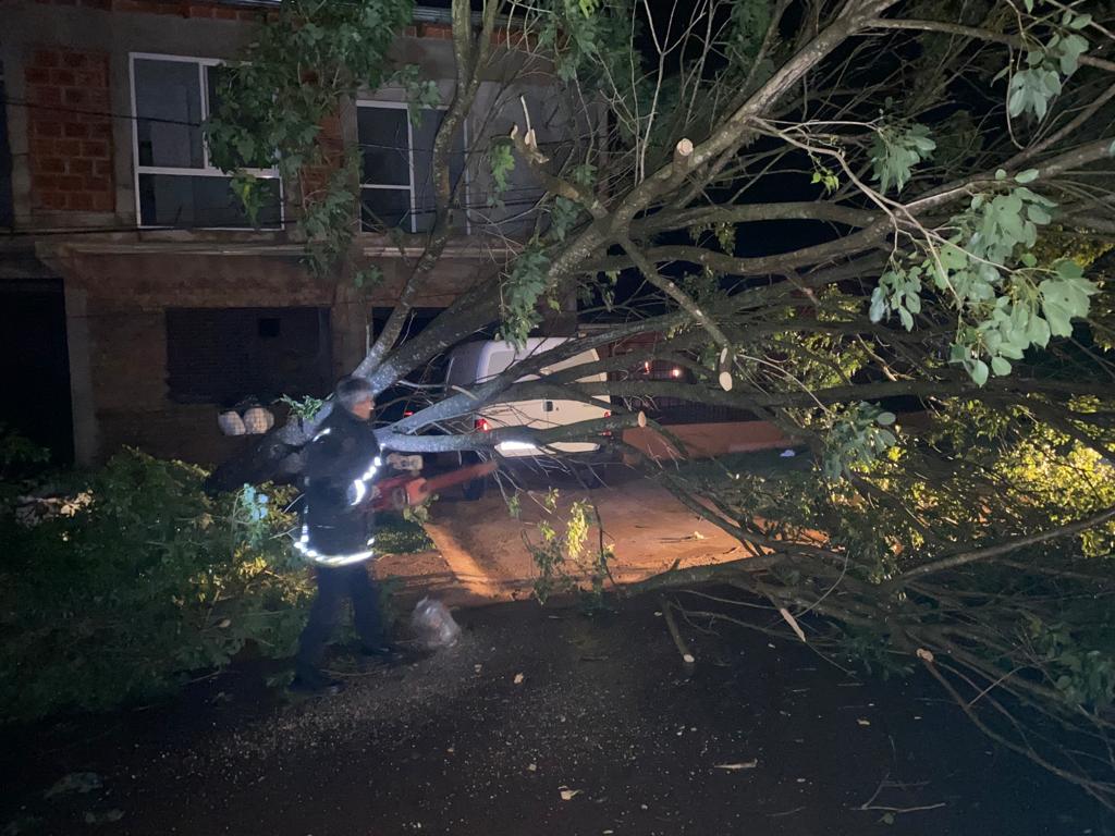 fuerte tormenta en zona centro