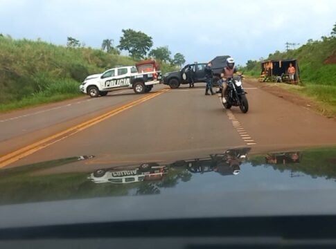 policía atropellada