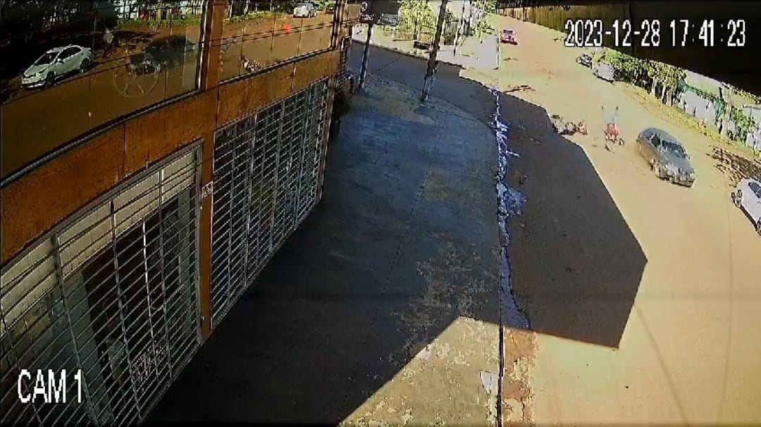 motociclista atropellado en San Pedro