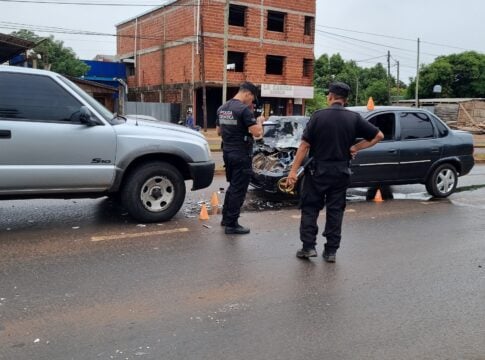 choque frontal en Posadas